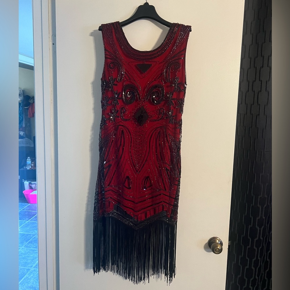 Flapper Dress with beaded detail